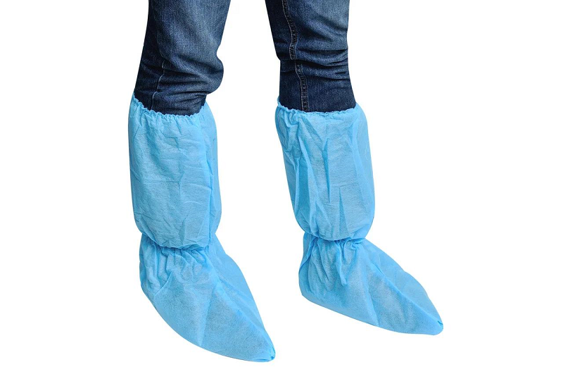 Бахіли медичні, н/с зі спанбонду, щ. 30 г, низькі, на зав'язках №10 (5 пар)